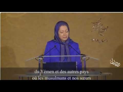 Iran - Maryam Radjavi à la conférence de solidarité des religions contre l’extrémisme