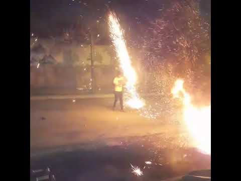 شاهرود چهارشنبه سوری و آتش‌بازی ۲۷اسفند۹۸