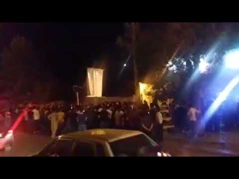 Iran, Marivan, le 19 août, Démonstrations devant la marie