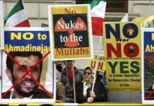 Londres: manifestation d’opposants iraniens pour des sanctions immédiates Londres: manifestation d'opposants iraniens pour des sanctions immédiates