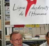 « Une complicité objective avec le régime de terreur en Iran» (Patrick Beaudoin) Patrick Baudoin, président d'Honneur de la FIDH, lors d'une conférence de presse le 16 juin 2006 à la LDH en défense de la Résistance iranienne