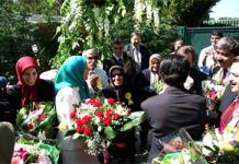 Maryam Radjavi célèbre la levée des restrictions judiciaires Maryam Radjavi célèbre la levée des restrictions judiciaires