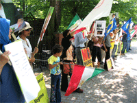 Soutien aux Moudjahidine du peuple d'Iran à Berlin   