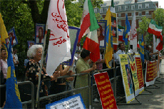 Expulsez d'Irak les agents terroristes de l'Iran"  un rassemblement à Londres      