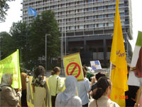 Bonn: Rassemblement pour appeler lONU à protéger les droits des Moudjahidine du peuple dIran  