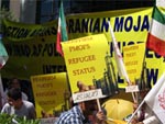 Iran : Le sit-in continue à Genève contre lingérence terroriste du régime iranien en Irak