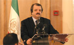 Mohammad Mohadessine, président de la Commission des affaires étrangères du Conseil national de la Résistance iranienne