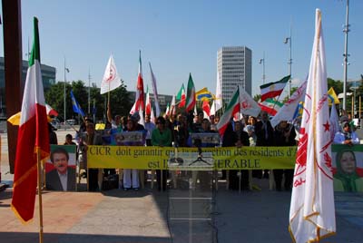Genève, devant l'ONU