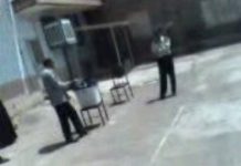 Iran : Coupure des réseaux SMS alors que les fraudes vont bon train dans le show électoral Bureau de vote semi-désert à Khorramabad