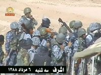 Des grenades soniques mortelles utilisées ces deux derniers jours à Achraf Forces représsives et assaillantes irakiennes à Achraf