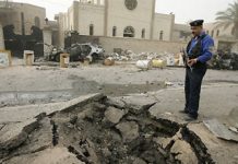 Des citoyens irakiens tiennent le régime iranien pour responsable des explosions mortelles attentat à la bombe contre une église de Bagdad