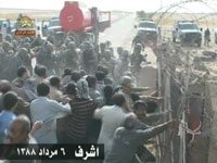 Nouvel appel du CNRI à la protection d’Achraf par une force internationale Attaque sauvage des forces irakiennes contre le camp d'Achraf