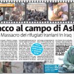 Attaque contre camp d’Achraf, le massacre de réfugiés iraniens en Irak ‘ Metro Italie Metro -Italie