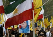 Des milliers d’Iraniens manifestent contre Ahmadinejad à New York New-York, 23 septembre 2009, devant l'ONU