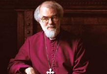 Le chef de lEglise anglicane préoccupé par le camp dAchraf en Irak Rowan Williams, archevêque de Canterbury, chef de l'Eglise anglicane