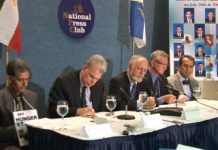 Un groupe d’experts exhorte le Président Obama à résoudre la crise humanitaire au camp d’Achraf conférence de presse washington