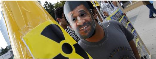 Gen&egrave;ve, 1er octobre 2009, manifestation d'opposants