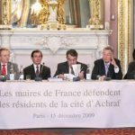 2172 maires contre le déplacement de force des résidents d’Achraf 15 décembre 2009