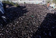 Funérailles de l’ayatollah Montazeri: Une foule immense criant ‘A bas le principe du guide suprême » funérailles de Montazeri