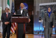 Des opposants affirment que l’Iran construit un nouveau site d’enrichissement Conférence de presse à Washington, 9 septembre: Alireza Jafarzadeh, Pr Raymond Tanter, Soona Samsomi