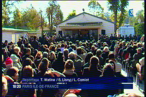 Cérémonie funèbre, à Auvers-sur-Oise, 18 octobre 2010