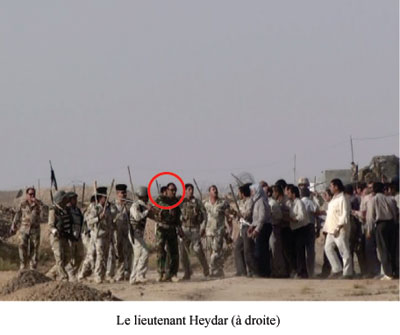 17 octobre 2010 : les soldats irakiens face aux Achrafiens