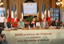 Les Maires de France solidaires avec la Résistance iranienne