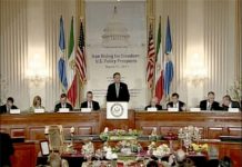 Conférence au Capitole : Des dignitaires américains et membres du Congrès exhortent le Président Obama à retirer les obstacles qui entravent l’OMPI