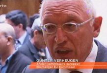 Discours du commissaire européen Günter Verheugen sur le camp d’Achraf, le 13 avril à Paris