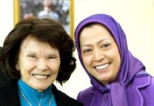 Maryam Radjavi affligée par la perte de Danielle Mitterrand