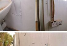 Achraf : Destructions et graves dommages causés aux bungalows pour handicapés par les forces irakiennes