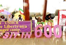 Six cents jours de sit-in devant l’ONU à Genève