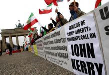Manifestation à Berlin en hommage aux victimes de Liberty