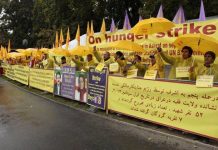 Un opposant iranien en grève de la faim hospitalisé à Genève