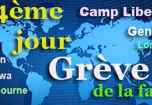 Cinquième semaine de la grève de la faim au camp Liberty et à Genève, Berlin, Londres, Ottawa, Melbourne…pour la libération des 7 otages d’Achraf