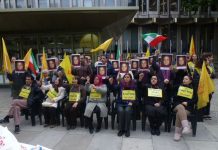 32ème jour de grève de la faim des sympathisants à travers le monde pour la libération des sept otages iraniens du camp d’Achraf enlevés par le régime irakien.