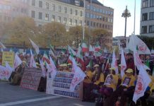 Manifestation de l’opposition iranienne en Suède appelle à la libération du camp d’Achraf otages