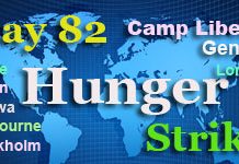 82e jour de grève de la faim des opposants iraniens pour la libération des sept otages d’Achraf