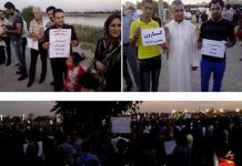 Une chaîne humaine de milliers de personnes dans le sud-ouest de l’Iran