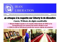 Iran Libération Numéro 426 : 4e attaque à la roquette sur Liberty