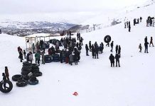 bataille de boule neige interdite en iran