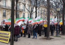 Iran – Manifestations à Paris contre l’enterrement clandestin des corps des victimes d’Achraf