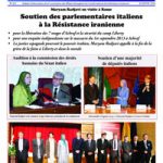 Iran Libération Numéro 427 : Maryam Radjavi en visite à Rome