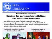 Iran Libération Numéro 427 : Maryam Radjavi en visite à Rome
