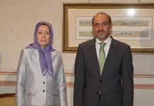 Rencontre de Maryam Radjavi et Ahmed Al-Jarba à Paris – Vidéo