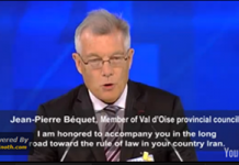 Je suis fier de vous accompagner dans ce long parcours vers un état de droit dans votre pays