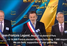 Nous sommes là, nous serons là jusqu’à ce que l’Iran soit libre.