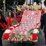 Manifestations d’Iraniens à Paris et à La Haye pour la protection de Liberty CampLiberty