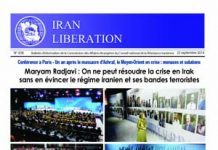 Iran Libération Numéro 438 – Conférence à Paris – Un an après le massacre d’Achraf, le Moyen-Orient en crise : menaces et solutions Iran Liberation