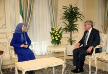 L’entretien de Vice-Président du parlement européen avec Maryam Radjavi à Auvers sur Oise Maryam Radjavi Czarenecki